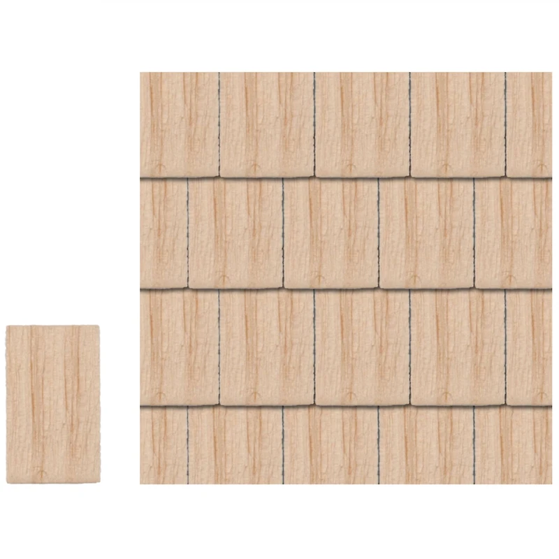 Houseworks® Unfinished Square Wood Shingles, 100ct.