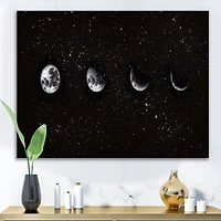 Designart - Moon Phases In The Night Sky