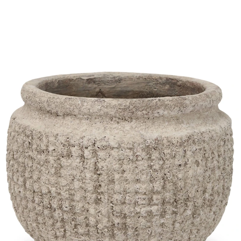 5.5" Gray Textured Ceramic Pot by Ashland®