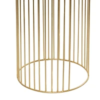 Gold Metal Contemporary Glam Planter Set