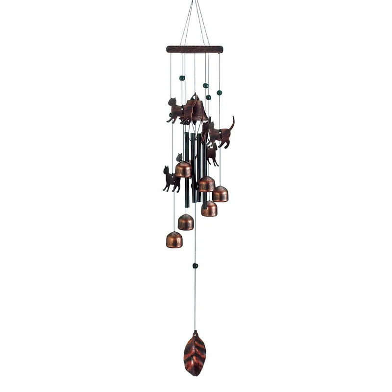 26" Bronze Cats Wind Chime