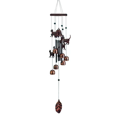 26" Bronze Cats Wind Chime
