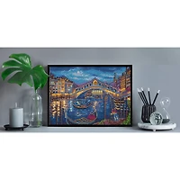Simply Dotz® Intermediate Evening Stroll to the Rialto Bridge Diamond Painting Kit