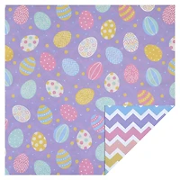 48 Pack: Easter Eggs Double-Sided Cardstock Paper by Recollections™, 12" x 12"