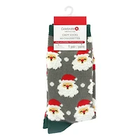Santa Head Crew Socks by Celebrate It™