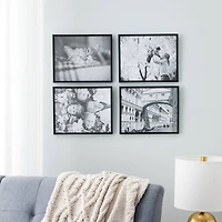 4 Pack Basics 8" x 10" Black Multipurpose Wall Frames by Studio Décor®