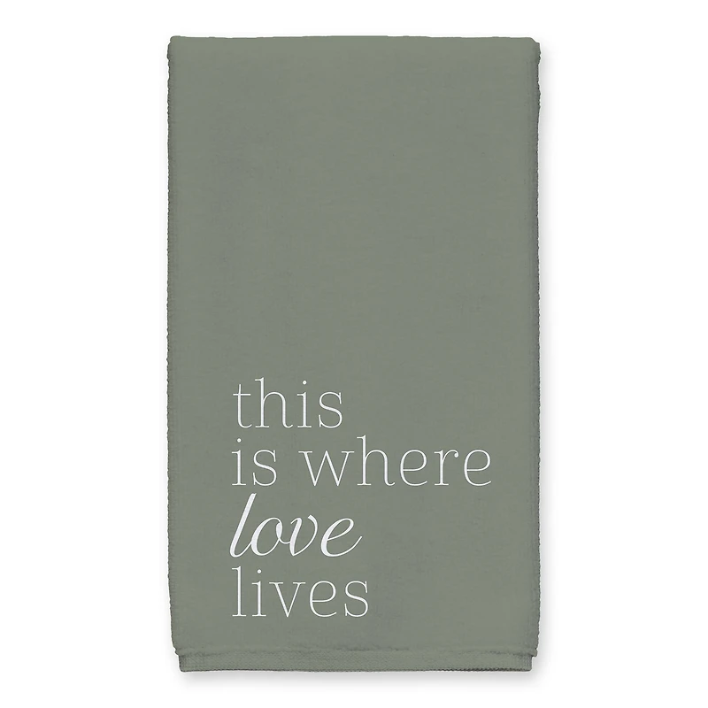 Where Love Lives 16" x 25" Towel Set