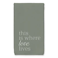 Where Love Lives 16" x 25" Towel Set