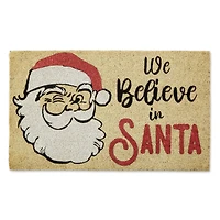 DII® We Believe In Santa Glitter Doormat