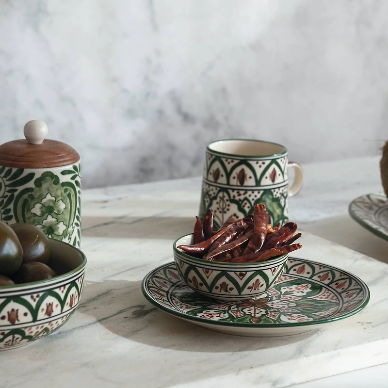 Hello Honey® 7.5" Botanical Bliss Stoneware Plates, 4ct.