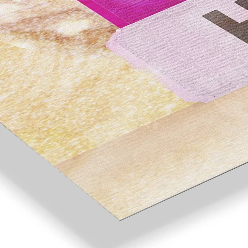 Designart Fashionista Reads 3 Panel Oversized Wall Clock