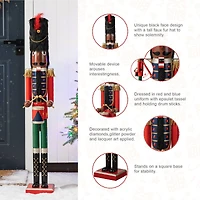 Glitzhome® 42" Wooden Christmas Soldier Nutcracker