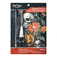Brea Reese™ 6" x 8" Spooky Season Scratch Art Paper Pad