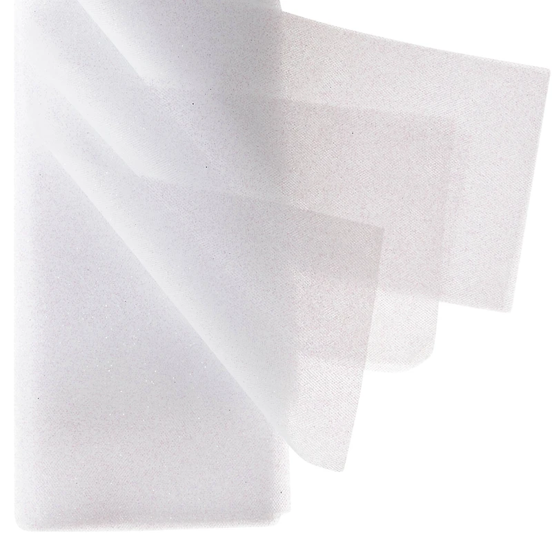 White Irish Pre-Cut Tulle Strips by Celebrate It™