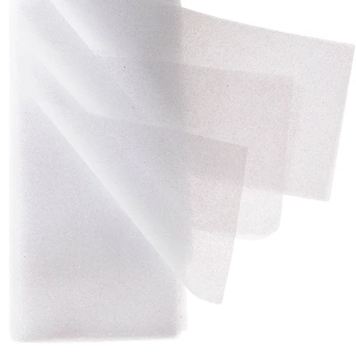 White Irish Pre-Cut Tulle Strips by Celebrate It™