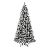 9ft. Pre-Lit Artificial Spruce Christmas Tree, Warm White LED Lights