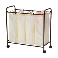 Household Essentials Rolling Laundry Sorter