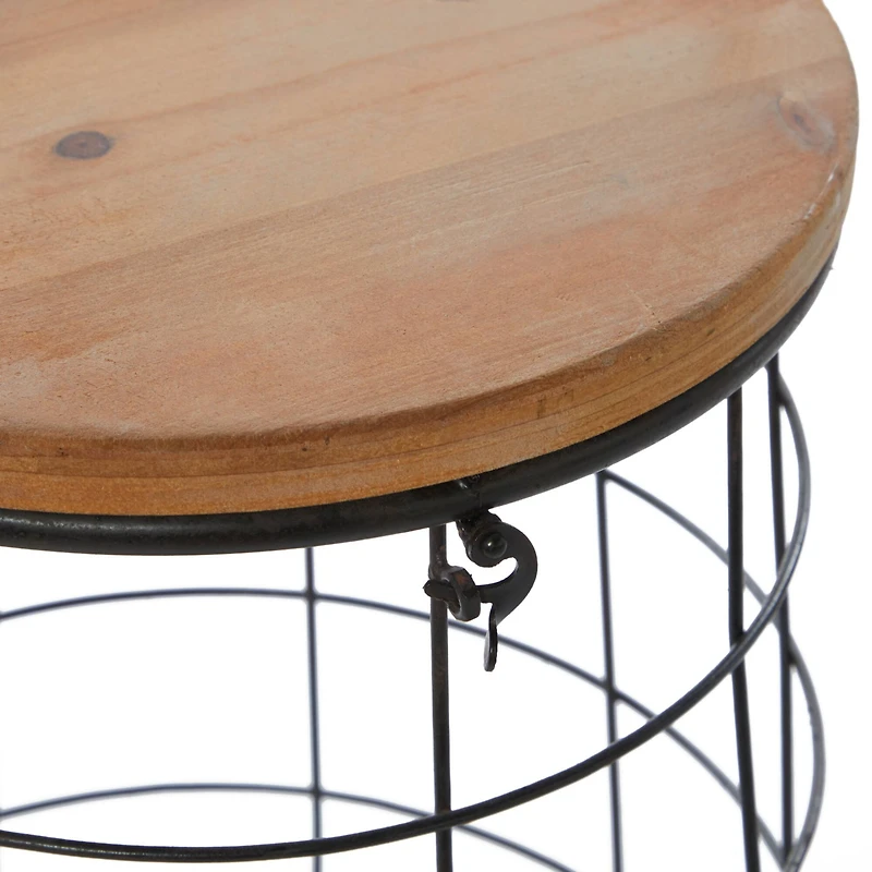 Brown Farmhouse Storage Basket Set