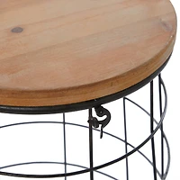 Brown Farmhouse Storage Basket Set