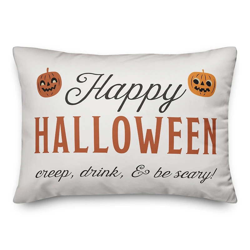 Happy Halloween 14" x 20" Throw Pillow