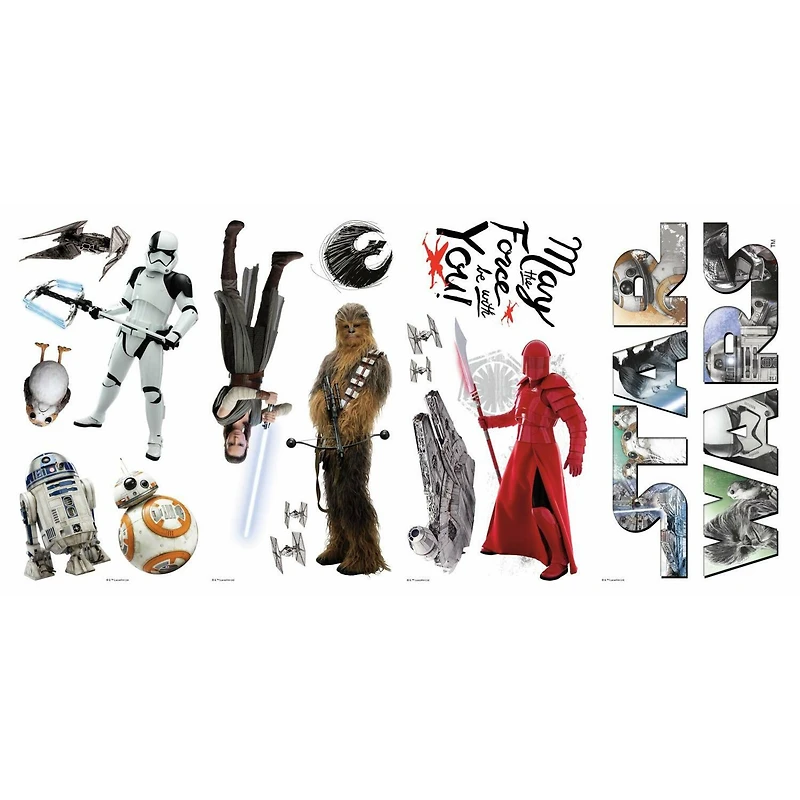 RoomMates Star Wars™ The Last Jedi Peel & Stick Wall Decals