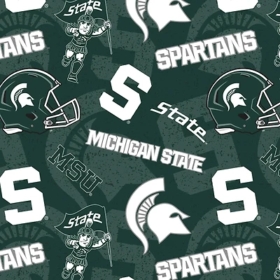 NCAA Michigan State University Spartans Cotton Fabric