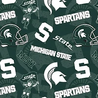 NCAA Michigan State University Spartans Cotton Fabric