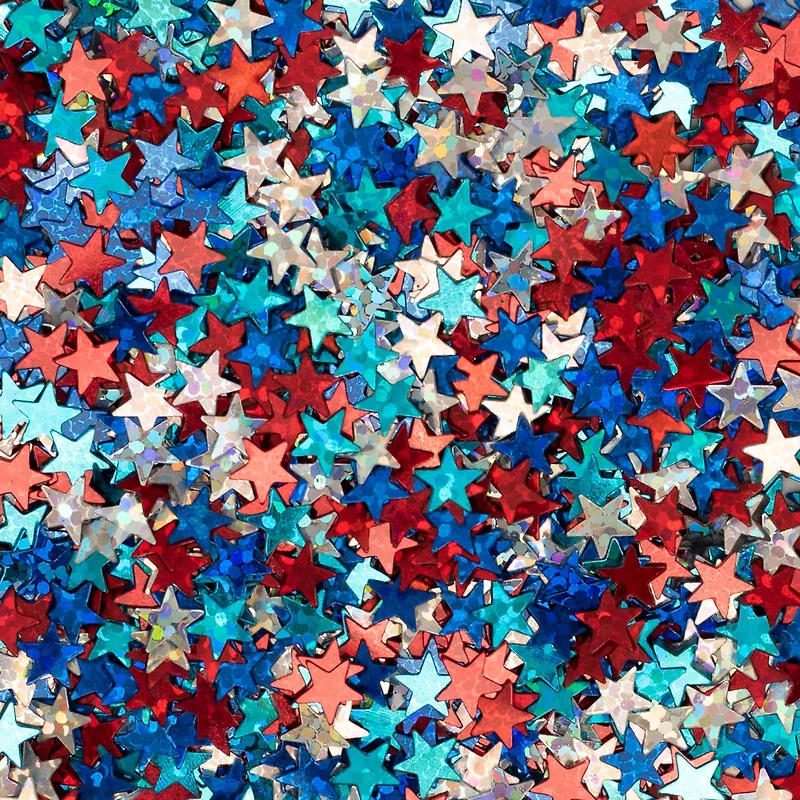 Star Spangle Specialty Polyester Glitter by Recollections™, 0.73oz.