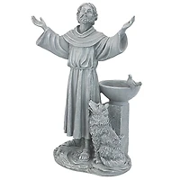 Design Toscano 19" St. Francis's Garden Blessing Sculpture