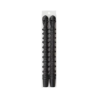 10" Black Spine & Skull Taper Candles, 2ct. by Ashland®