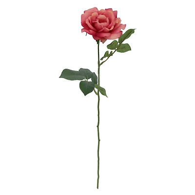 25.5" Fuchsia Tea Rose Stem by Ashland®