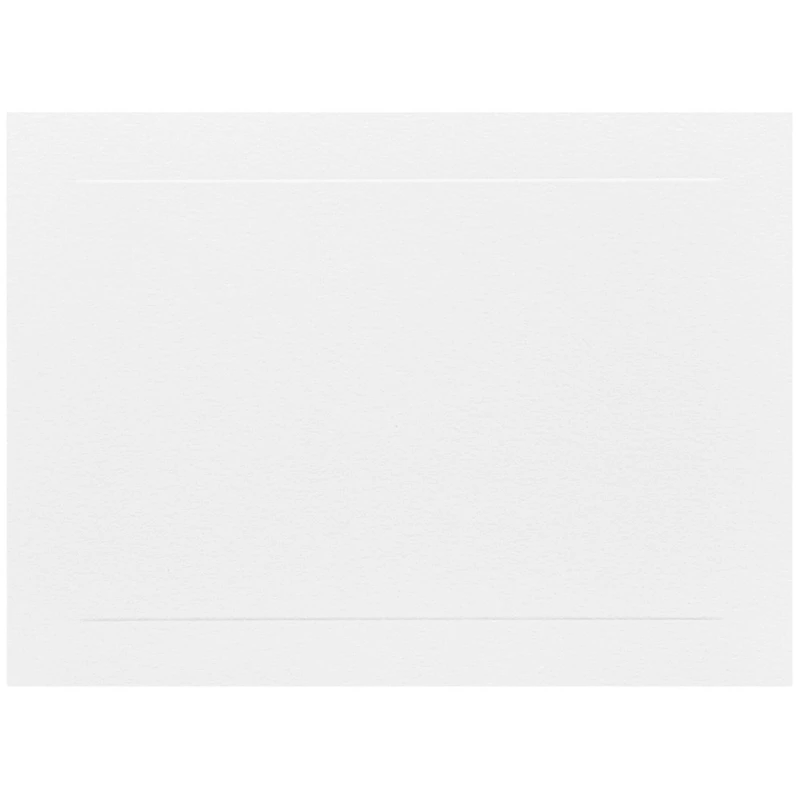 JAM Paper 5" x 7" White Panel Blank Flat Note Cards