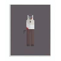 Stupell Industries Die Hard Wooden Wall Plaque