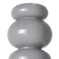 American Art Decor Cool Grey Cairns Glass Vase Set
