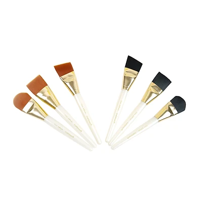Multi-Purpose 6 Piece Synthetic Extra-Large Brush Set by Craft Smart®