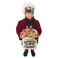 Santa's Workshop 12" Cookies & Cocoa Elf