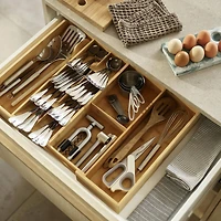 Joseph Joseph DrawerStore Bamboo Expandable Cutlery, Utensil and  Gadgets  Organizer