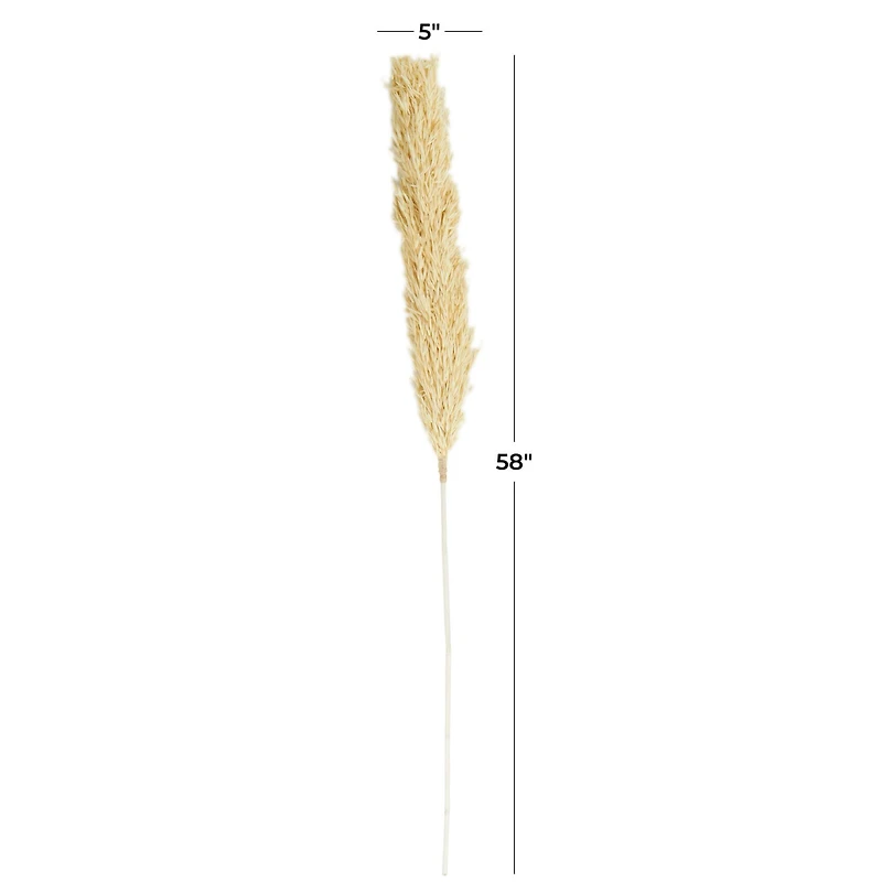 Brown Dried Wheat Grass Stem