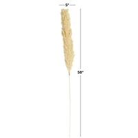 Brown Dried Wheat Grass Stem