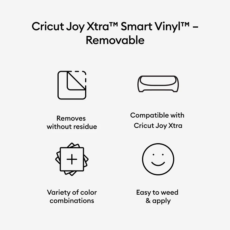 Cricuit Joy Xtra™ Removable Smart Vinyl