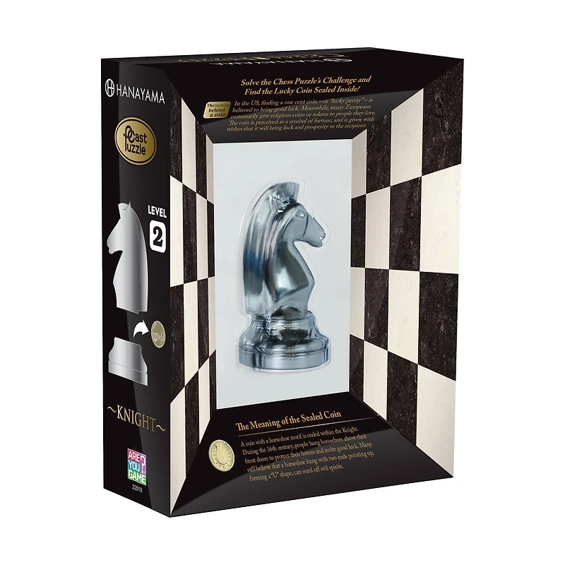 Hanayama Level 2 Cast Chess Puzzle - Knight