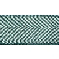 2.5" x 15ft. Green & White Herringbone Wired Ribbon by Celebrate It®