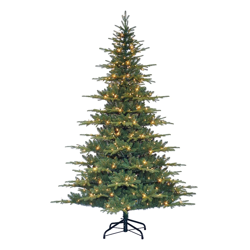 7.5ft. Pre-Lit Utah Artificial Fir Christmas Tree, Clear Lights