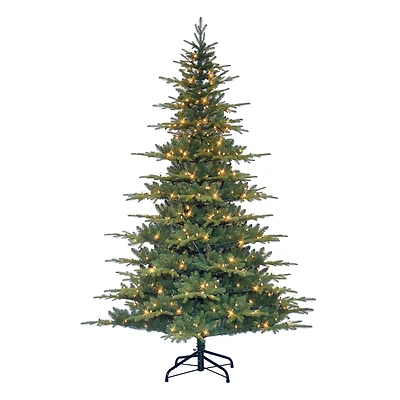7.5ft. Pre-Lit Utah Artificial Fir Christmas Tree, Clear Lights