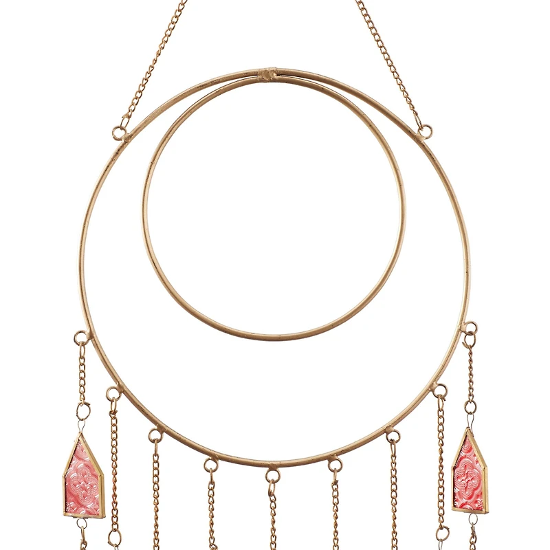 Multi Metal Contemporary Windchime, 49" x 12"