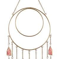 Multi Metal Contemporary Windchime, 49" x 12"