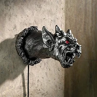 Design Toscano 9.5" Gothic Gargoyle Cathedral Devil Dog Illuminated Wall Sculpture