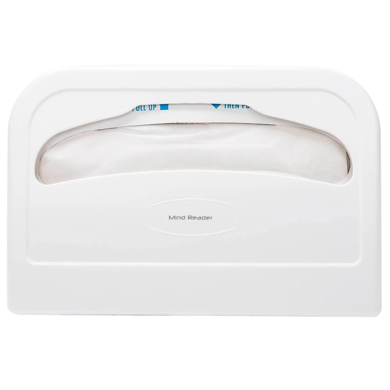 Mind Reader Toilet Disposable Paper Seat Cover Dispenser Set