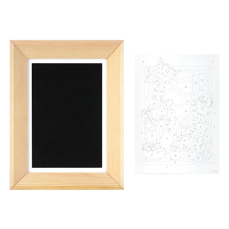 Window Scene Paint-by-Number Framed Mini Kit by Artist's Loft®