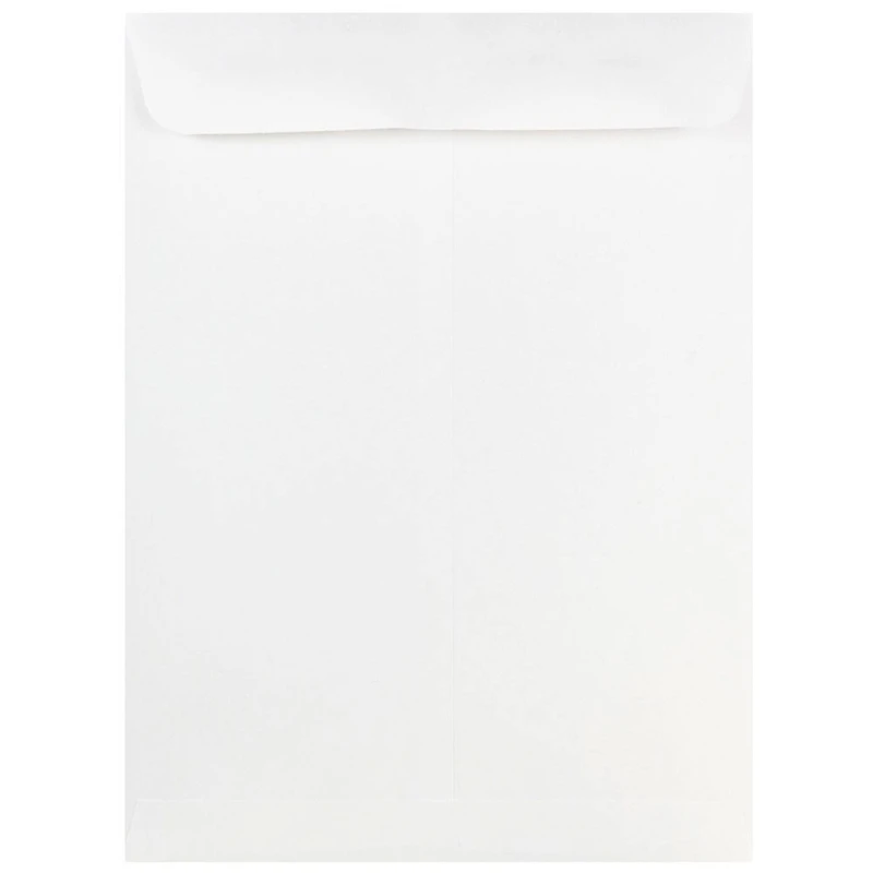 JAM Paper 9" x 12" White Open End Catalog Commercial Envelopes